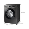 SAMSUNG 8 kg 5 Star Inverter Fully Automatic Front Load Washing Machine (WW80T4040CX1TL, Diamond Drum, Inox)_3