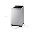 SAMSUNG 7 Kg 5 Star Inverter Fully Automatic Top Load Washing Machine (WA70BG4441YYTL, Ecobubble Technology, Lavender Grey)_3