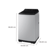 SAMSUNG 7 Kg 5 Star Wi-Fi Inverter Fully Automatic Top Load Washing Machine (WA70BG4582BYTL, Ecobubble Technology, Lavender Grey)_3