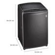 LG 18 kg 5 Star Inverter Fully Automatic Top Load Washing Machine (THD18STB.ABLPEIL, Steam Wash Technology, Black)_3