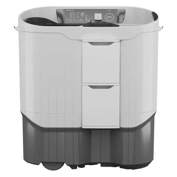 Godrej 8.5 kg 5 Star Semi Automatic Washing Machine with In-Built Heater (Edge Digi, WS EDGE DIGI 85 5.0 PB2 M GPGR, Graphite Grey)_1