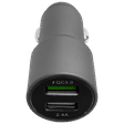 Croma 30 Watts 2 USB Ports Car Charging Adapter (Overcharging Protection, CRST30WCHA281201, Metal Grey)_3