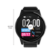 eOnz North Edge Keep Smartwatch with Health Monitoring (42mm, IP68 Water Resistant, Black Strap)_3