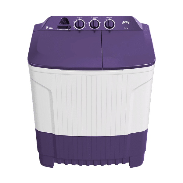 Godrej 7.5 kg Semi Automatic Washing Machine with Spin Shower (Edge Classic, WS EDGE CLS 7.5 ROPL PN2 M, Royal Purple)_1