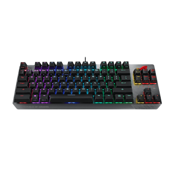 ASUS ROG Strix Scope TKL Wired Gaming Keyboard with Mechanical RGB Keys (Aura Sync lighting, Black & Grey)_1
