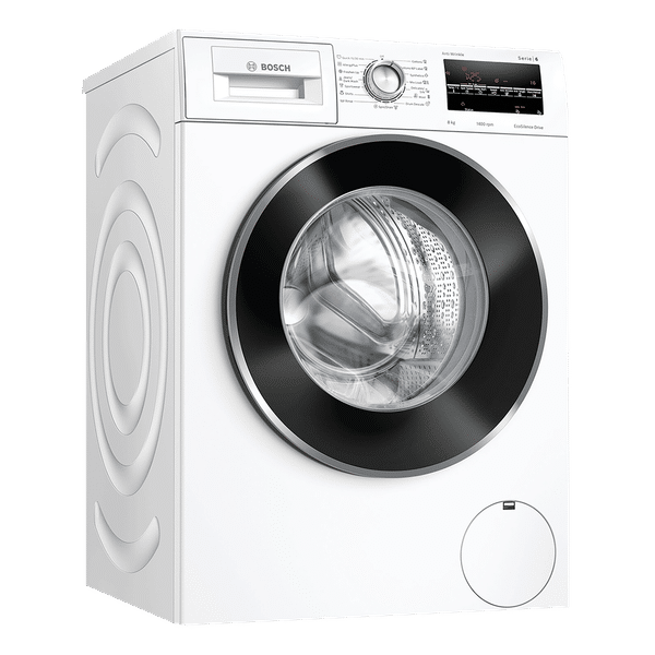 BOSCH 8 kg 5 Star Inverter Fully Automatic Front Load Washing Machine (Series 6, WAJ2846WIN, EcoSilence Drive, White)_1