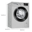 BOSCH 7 kg 5 Star Inverter Fully Automatic Front Load Washing Machine (Serie 4, WAJ2446SIN, EcoSilence Drive, Platinum Silver)_3