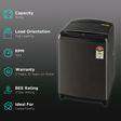 LG 10 kg 5 Star Inverter Fully Automatic Top Load Washing Machine (THD10SWP.APBQEIL, In-Built Heater, Platinum Black)_2