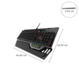 LAPCARE Champ LGK-108 Wired Gaming Keyboard with Backlit Keys (Waterproof, Black)_3