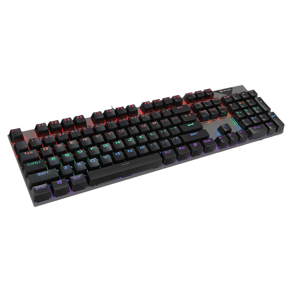 LAPCARE Champ LGK-105 Wired Gaming Keyboard with Backlit Keys (Spillproof, Black)_1