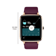 noise ColorFit Pro 2 Oxy Smartwatch with Activity Tracker (33.02mm LCD Display, IP68 Waterproof, Deep Wine Strap)_3