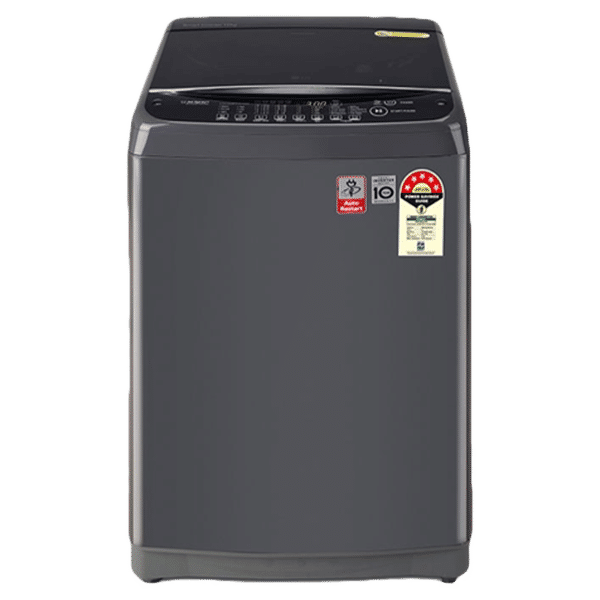 LG 7 kg 5 Star Inverter Fully Automatic Top Load Washing Machine (T70AJMB1Z.ABMQEIL, Stainless Steel Tub, Middle Black)_1