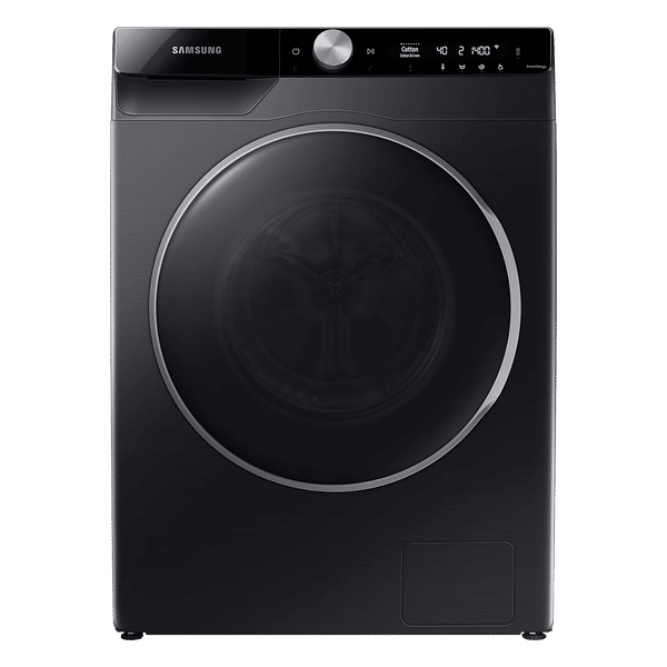SAMSUNG 12/8 kg Inverter Fully Automatic Front Load Washer Dryer (WD12TP44DSB/TL, Wi-Fi Enabled, Black Caviar)_1