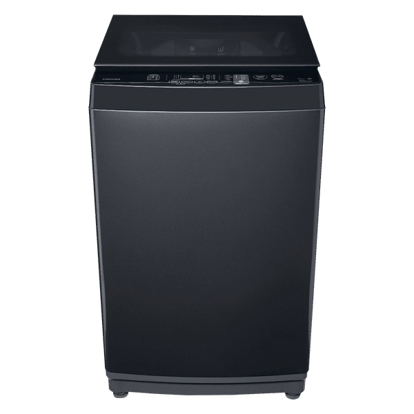 TOSHIBA 9 kg 5 Star Inverter Fully Automatic Top Load Washing Machine (AW-DJ1000F-IND, i-Clean Function, Silver)_1