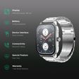amazfit Pop 3S Smartwatch with Bluetooth Calling (49.7mm AMOLED Display, IP68 Water Resistant, Metallic Silver Strap)_2