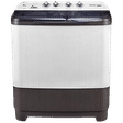VOLTAS beko 8 kg 5 Star Semi Automatic Washing Machine with IPX4 Control Panel (WTT80DGRT, Grey)_1