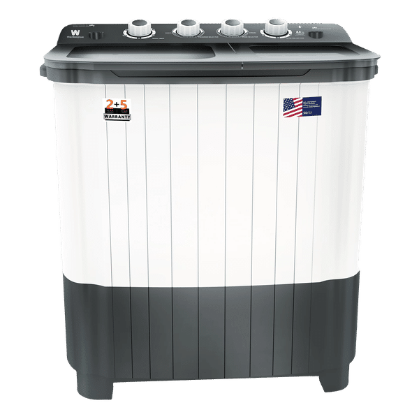 White Westinghouse 8.5 kg Semi Automatic Washing Machine with Six-Fin Jumbo Pulsator (CSW8500, Grey and White)_1