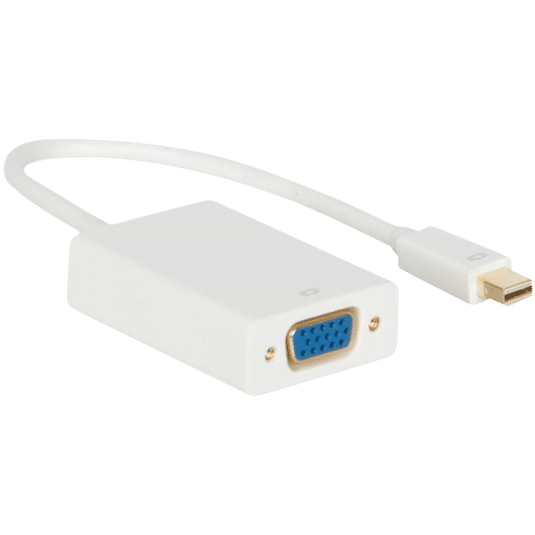 ultraprolink Mini Display Port to VGA Port Adapter (1000 Mbps Speed, White)_1