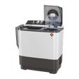 LG 9 kg 5 Star Semi Automatic Washing Machine with Lint Filter (P9041SGAZ.ADGQEIL, Grey)_4