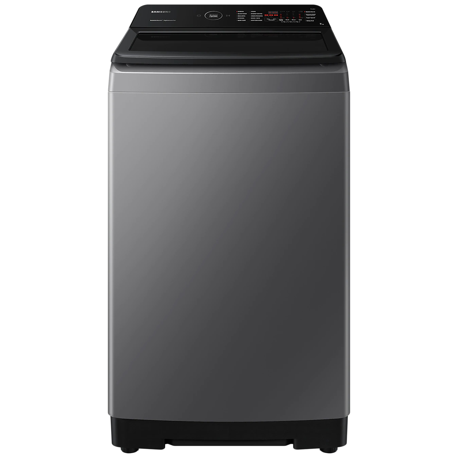 SAMSUNG 7 kg 5 Star Fully Automatic Top Load Washing Machine (WA70BG4545BDTL, Diamond Drum, Dark Gray)