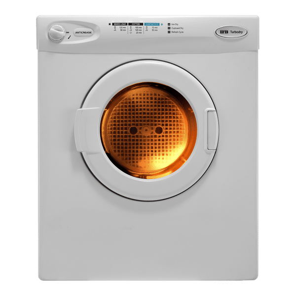 IFB 5.5 kg 5 Star Fully Automatic Front Load Dryer (TURBO DRY 550, Lint Filter, White)_1