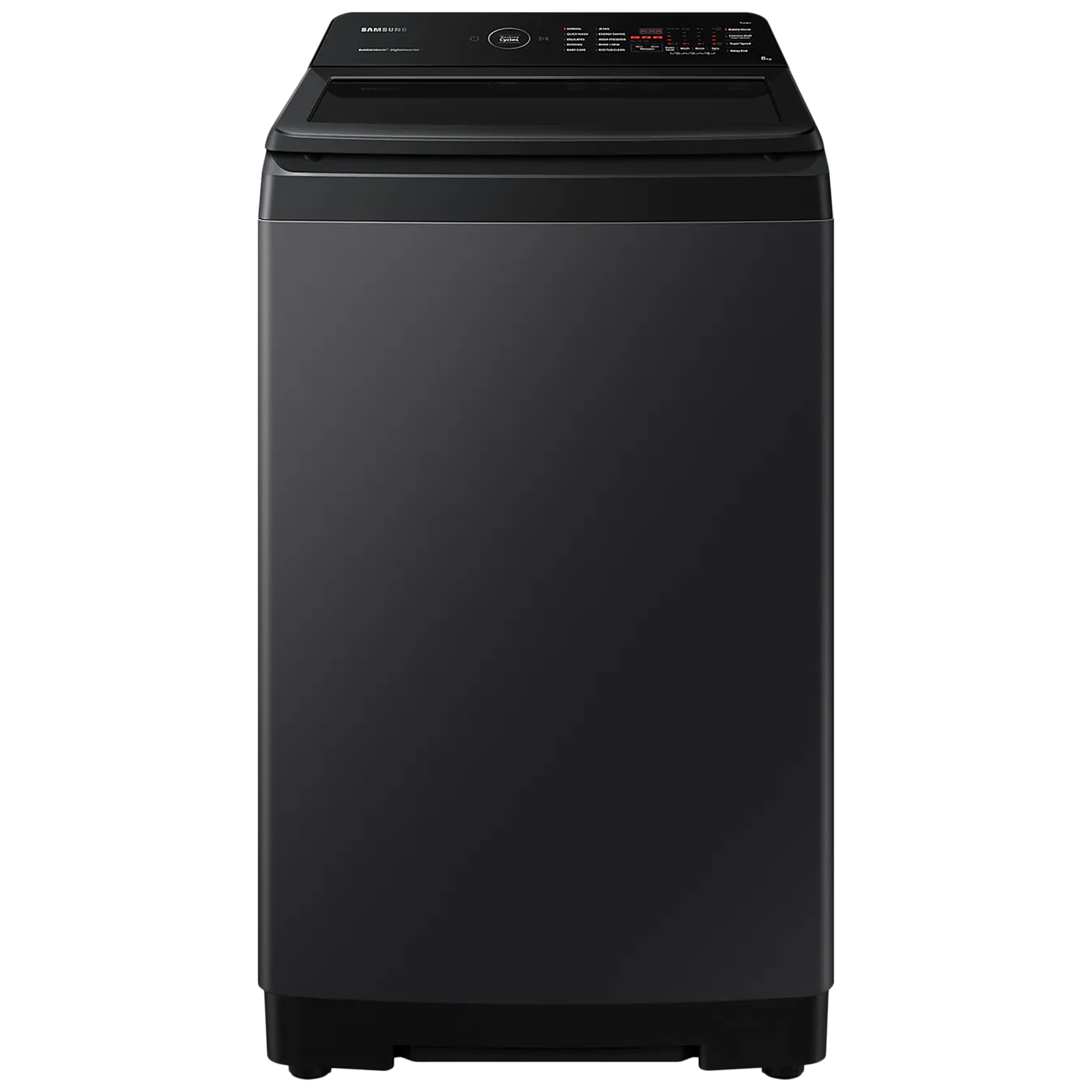 SAMSUNG 8 kg 5 Star Fully Automatic Top Load Washing Machine (WA80BG4545BVTL, Diamond Drum, Black Caviar)