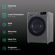 LG 7 Kg 5 Star Inverter Fully Automatic Front Load Washing Machine (FHV1207Z4M, Built-In Heater, Middle Black)_2