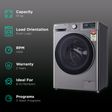 LG 10 kg 5 Star Fully Automatic Front Load Washing Machine (FHP1410Z7P.APSQEIL, Smart Diagnosis, Platinum Silver)_2