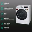LG 8 kg 5 Star Inverter Fully Automatic Front Load Washing Machine (FHV1408ZWW.ABWQEIL, Wi-Fi Support, White)_2