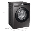 SAMSUNG 7 kg 5 Star Inverter Fully Automatic Front Load Washing Machine (WW70T502NAN/TL, AI Control Display, Inox)_3