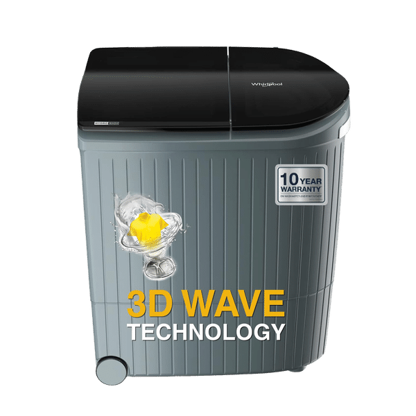 Whirlpool 8.5Kg 5 Star Semi- Automatic Washing Machine with 3D Wave Technology (Hydrowash Premier, 30282, Silver)_1