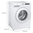 SAMSUNG 7 kg 5 Star Inverter Fully Automatic Front Load Washing Machine (WW70T502NTW/TL, Diamond Drum, White)_3