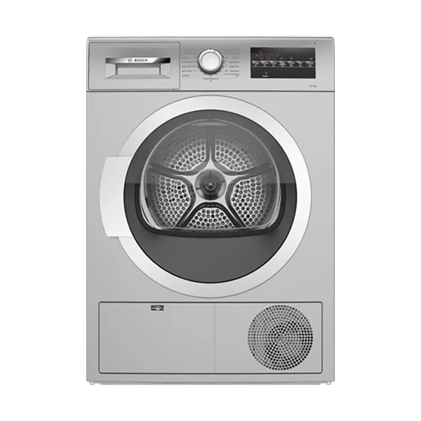 BOSCH 7 kg 5 Star Fully Automatic Front Load Dryer (Series 4, WTG86409IN, In-Built Heater, Silver)_1