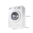 SAMSUNG 6 kg 5 Star Inverter Fully Automatic Front Load Washing Machine (WW60R20GLMA/TL, In-built Heater, White)_3