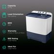 SAMSUNG 9.5 kg 5 Star Semi Automatic Washing Machine with Magic Filter (WT95A4200LL/TL, Light Grey/Royal Blue)_2