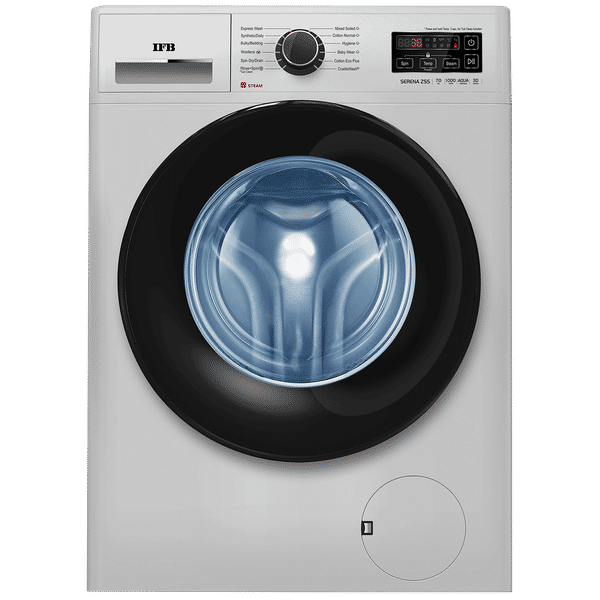 IFB 7 kg 5 Star Fully Automatic Front Load Washing Machine (Serena ZSS 7010, Aqua Energie, Silver)_1