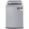 LG 6 kg 5 Star Inverter Fully Automatic Top Load Washing Machine (T65SKSF4Z.ASFQEIL, Turbo Drum, Middle Free Silver)_1