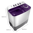 SAMSUNG 7 kg 5 Star Semi Automatic Washing Machine with Magic Filter (WT70M3200HL/TL, Violet)_3