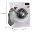 LG 6.5 kg 5 Star Inverter Fully Automatic Front Load Washing Machine (FHT1265ZNW.ABWQEIL, In-Built Heater, Blue White)_3