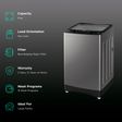 Haier 8 kg Fully Automatic Top Load Washing Machine (HWM80-H826S6, In-built Heater, Jade Silver)_2