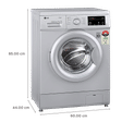 LG 7 kg 5 Star Inverter Fully Automatic Front Load Washing Machine (FHM1207SDL, In-built Heater, Luxury Silver)_3