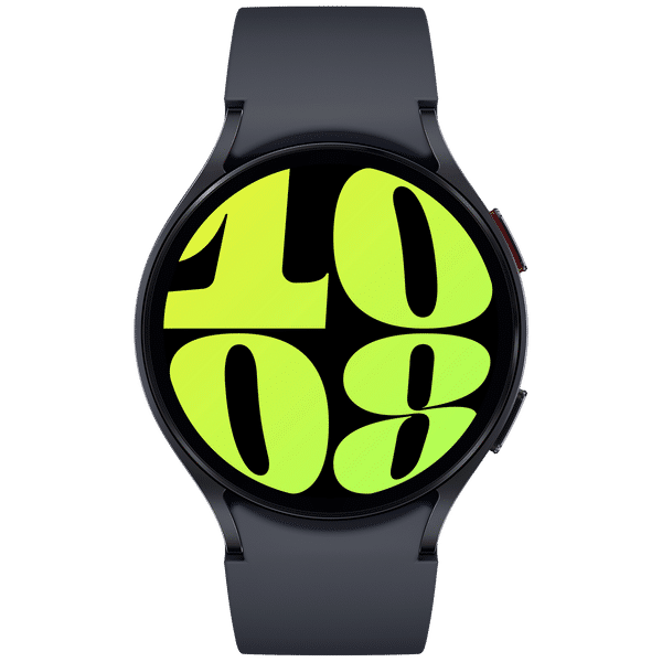 SAMSUNG Galaxy Watch6 Smartwatch with Bluetooth Calling (44mm Super AMOLED Display, IP68 Water Resistant, Black Strap)_1