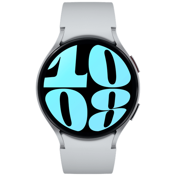 SAMSUNG Galaxy Watch6 Smartwatch with Bluetooth Calling (44mm Super AMOLED Display, IP68 Water Resistant, Silver Strap)_1
