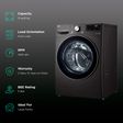 LG 15/8 kg 5 Star Fully Automatic Front Load Washer Dryer(FHD1508STB.ABLQEIL, AI Direct Drive, Black VCM)_2