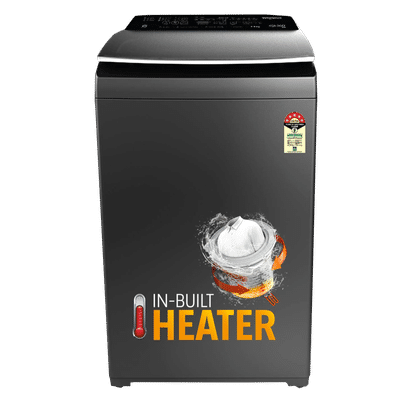 Buy LG 10 kg 5 Star Inverter Fully Automatic Top Load Washing Machine  (THD10SWP.APBQEIL, In-Built Heater, Platinum Black) Online - Croma