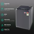 LG 10 kg 5 Star Inverter Fully Automatic Top Load Washing Machine (T10SJMB1Z.ABMQEIL, Smart Inverter Technology, Middle Black)_2