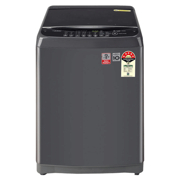 LG 10 kg 5 Star Inverter Fully Automatic Top Load Washing Machine (T10SJMB1Z.ABMQEIL, Smart Inverter Technology, Middle Black)_1