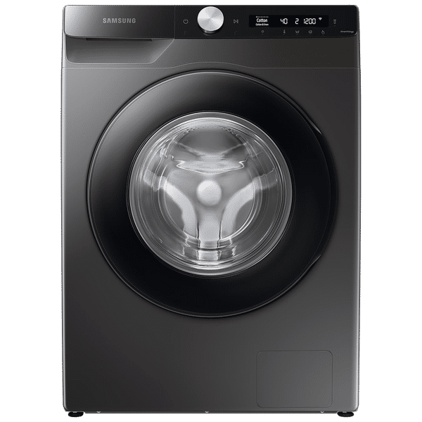 SAMSUNG 8 kg 5 Star Inverter Fully Automatic Front Load Washing Machine (AI Ecobubble, WW80T504DAX1TL, Diamond Drum, Dark Grey)_1