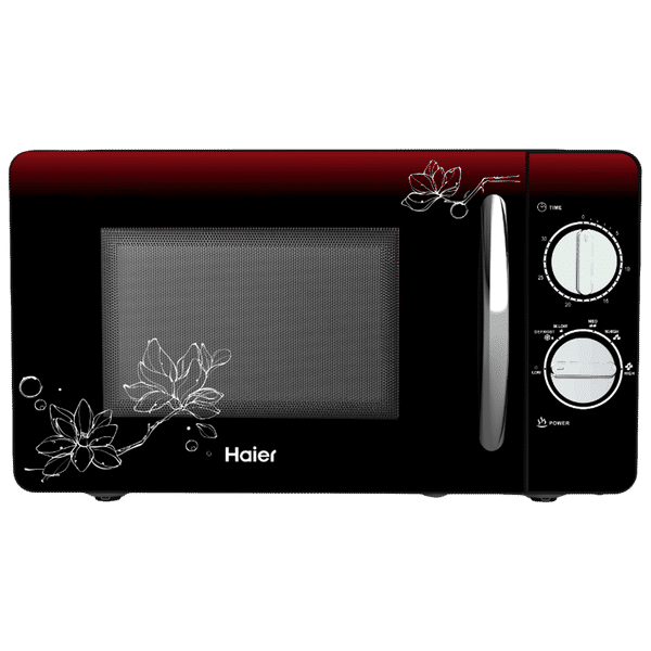 Haier HIL2001MFPH 20L Solo Microwave Oven with Painted Cold Roll Steel Cavity (Black)_1