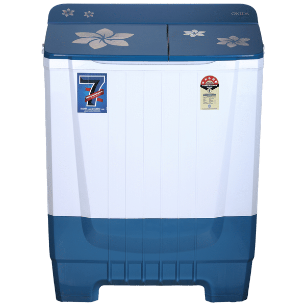 ONIDA 7.5 kg 5 Star Semi-Automatic Top Load Washing Machine (S75SCB, Tailored Wash, Blue)_1